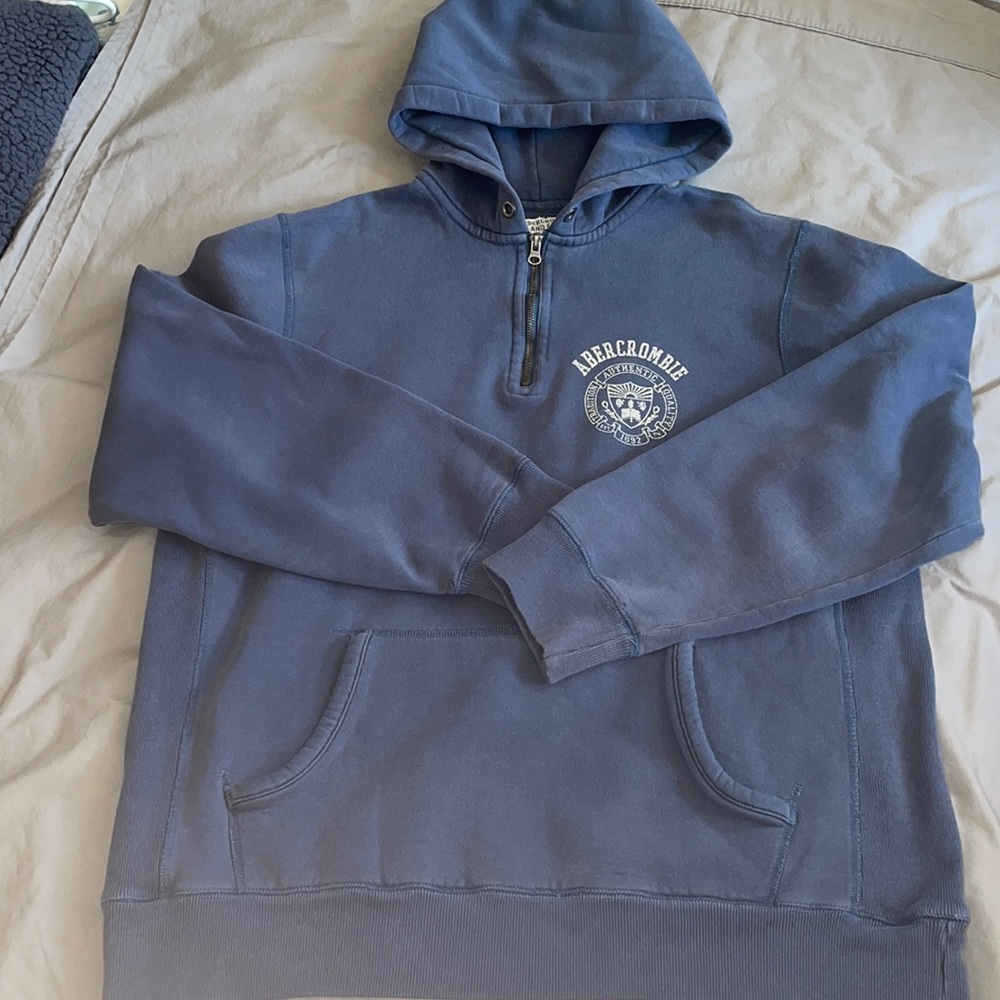 Retro Abercrombie 3-quarter zip Hoodie